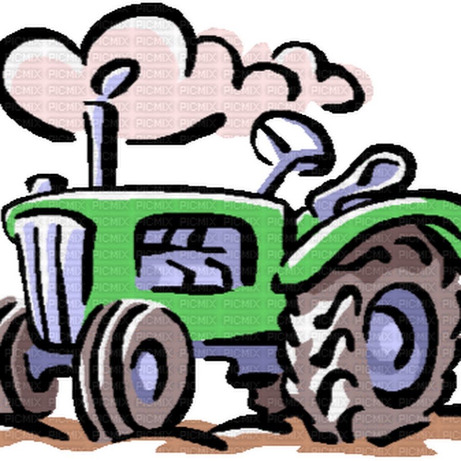 Синий трактор