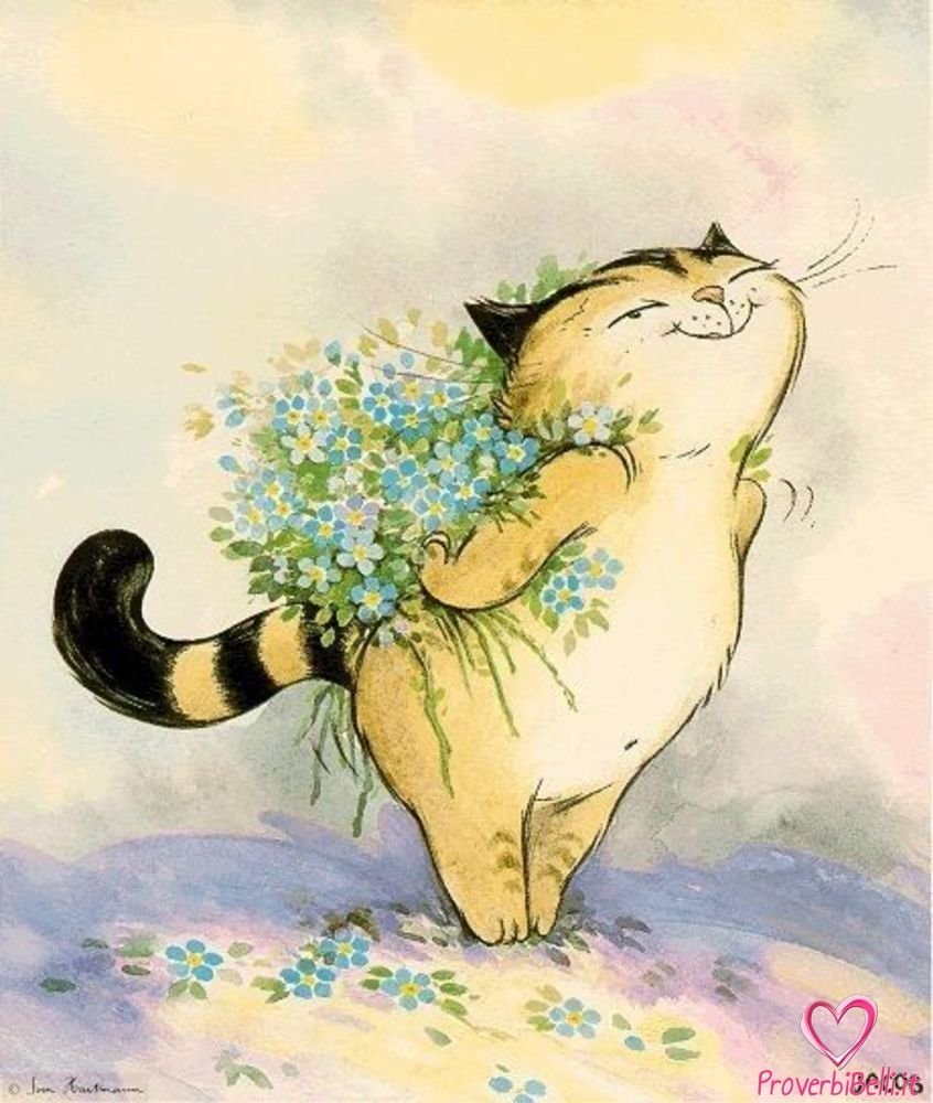 Открытки хорошего дня с кошками