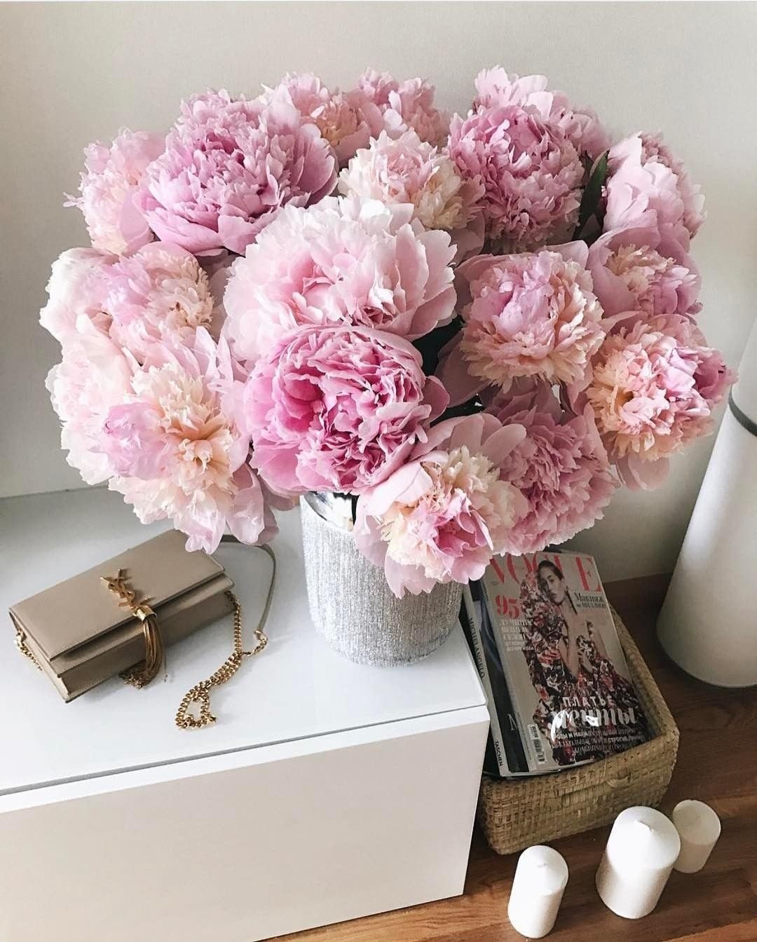 Пионы букет Эстетика