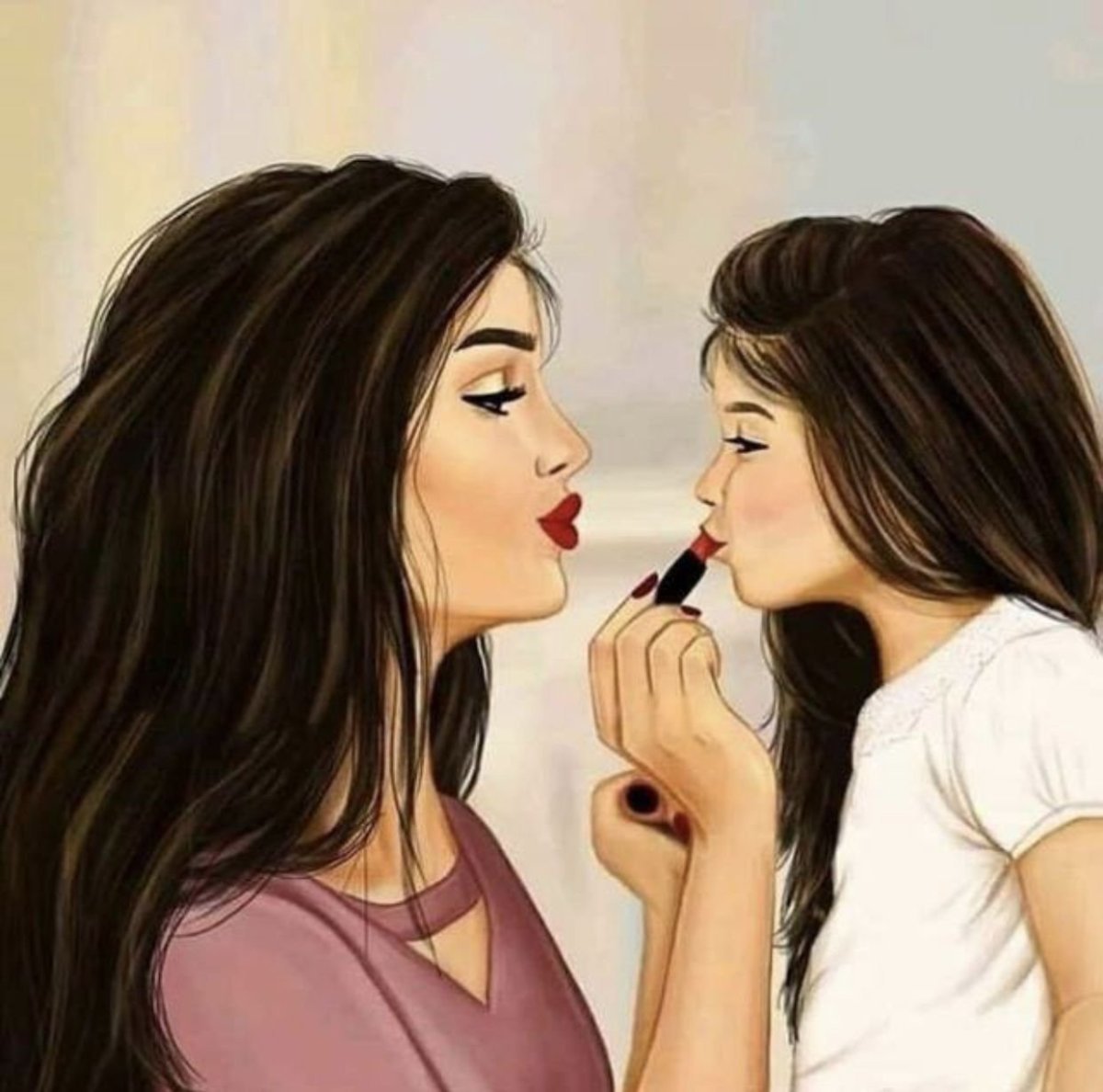 Girly_m Sarra Art мама и дочка