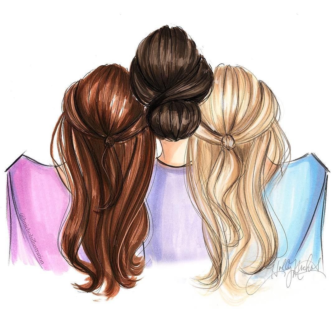 Две подруги мультяшные