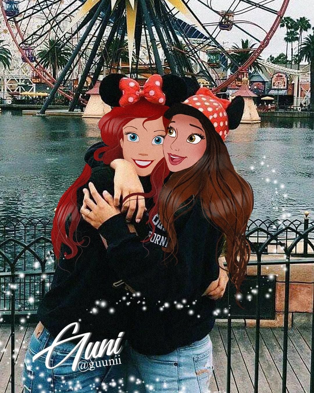 Подруги рисунок