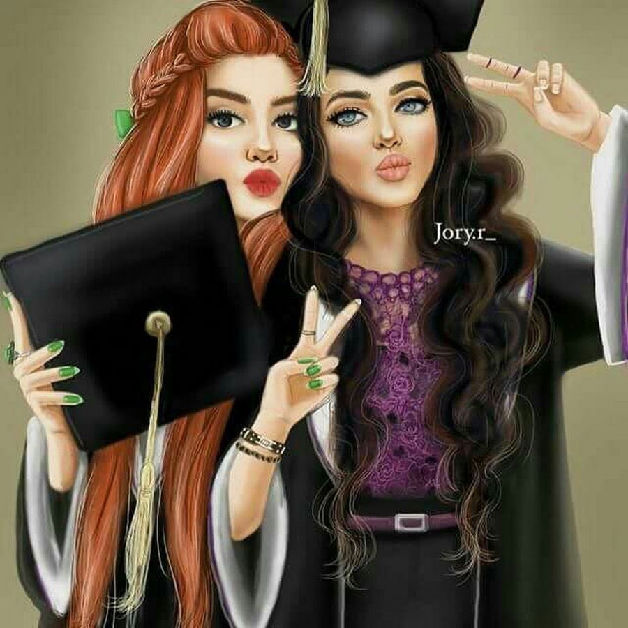 Картинки подружки мультяшные