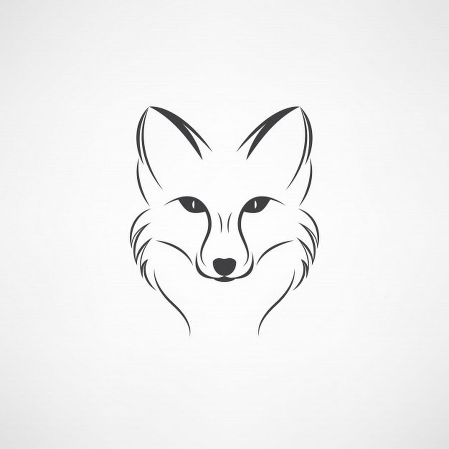 Лиса из линий