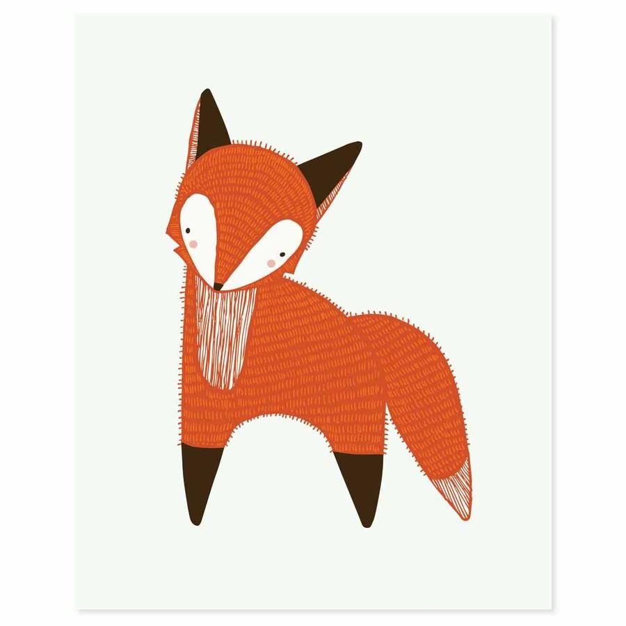 Раскраска маленькие лисички