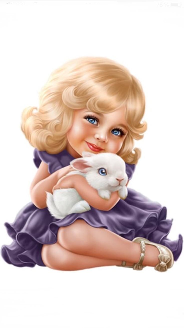 Маленькие мультяшные девочки