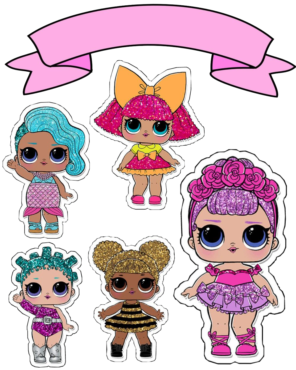 Куклы ЛОЛ В круге