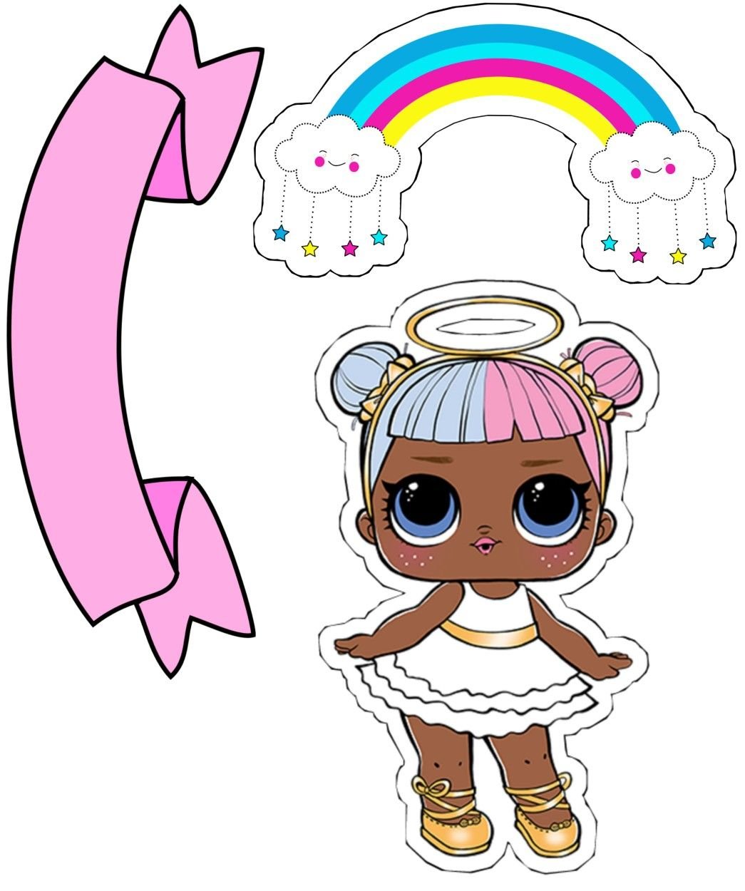 ЛОЛ сюрпрайз наклейки в шаре