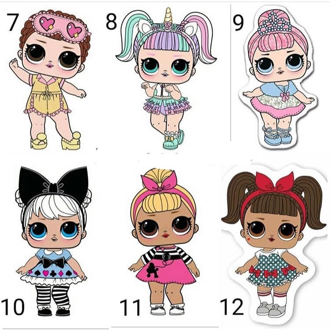 Торт с изображением ЛОЛ