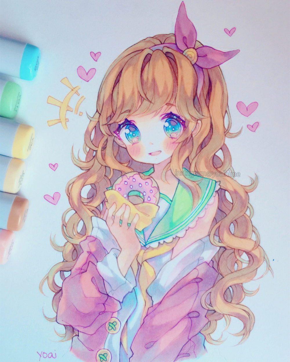 Милые арты девочек