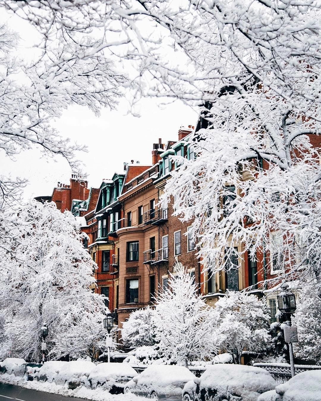 Бостон зимой