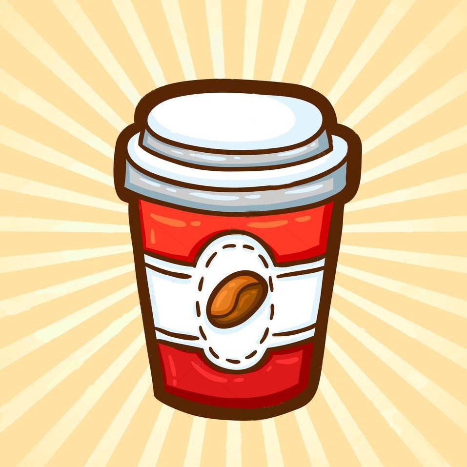 Кофе мультяшный