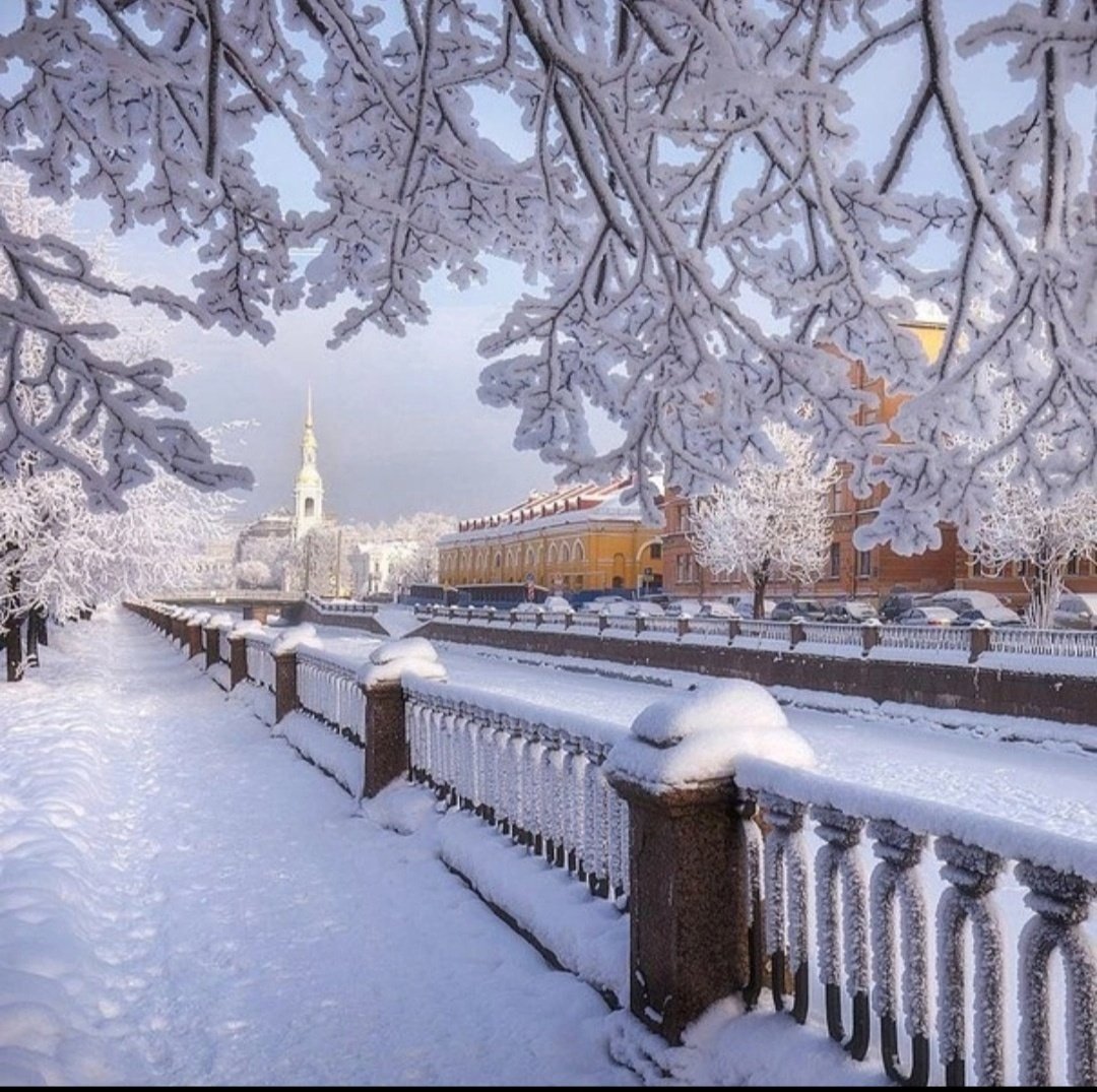 Санкт-Петербург зимой