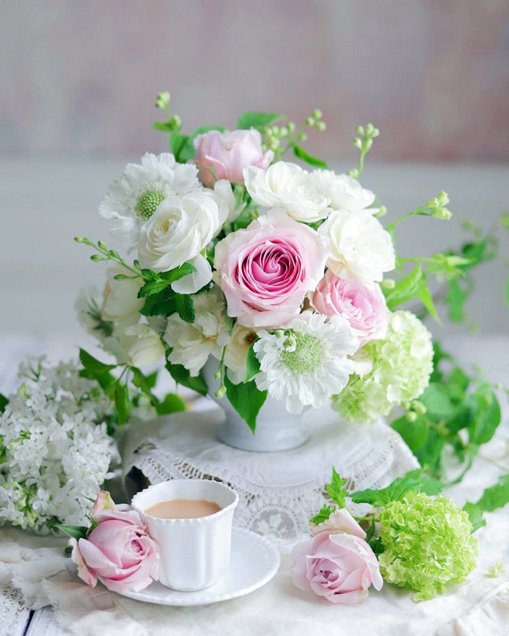 Нежное в чашке