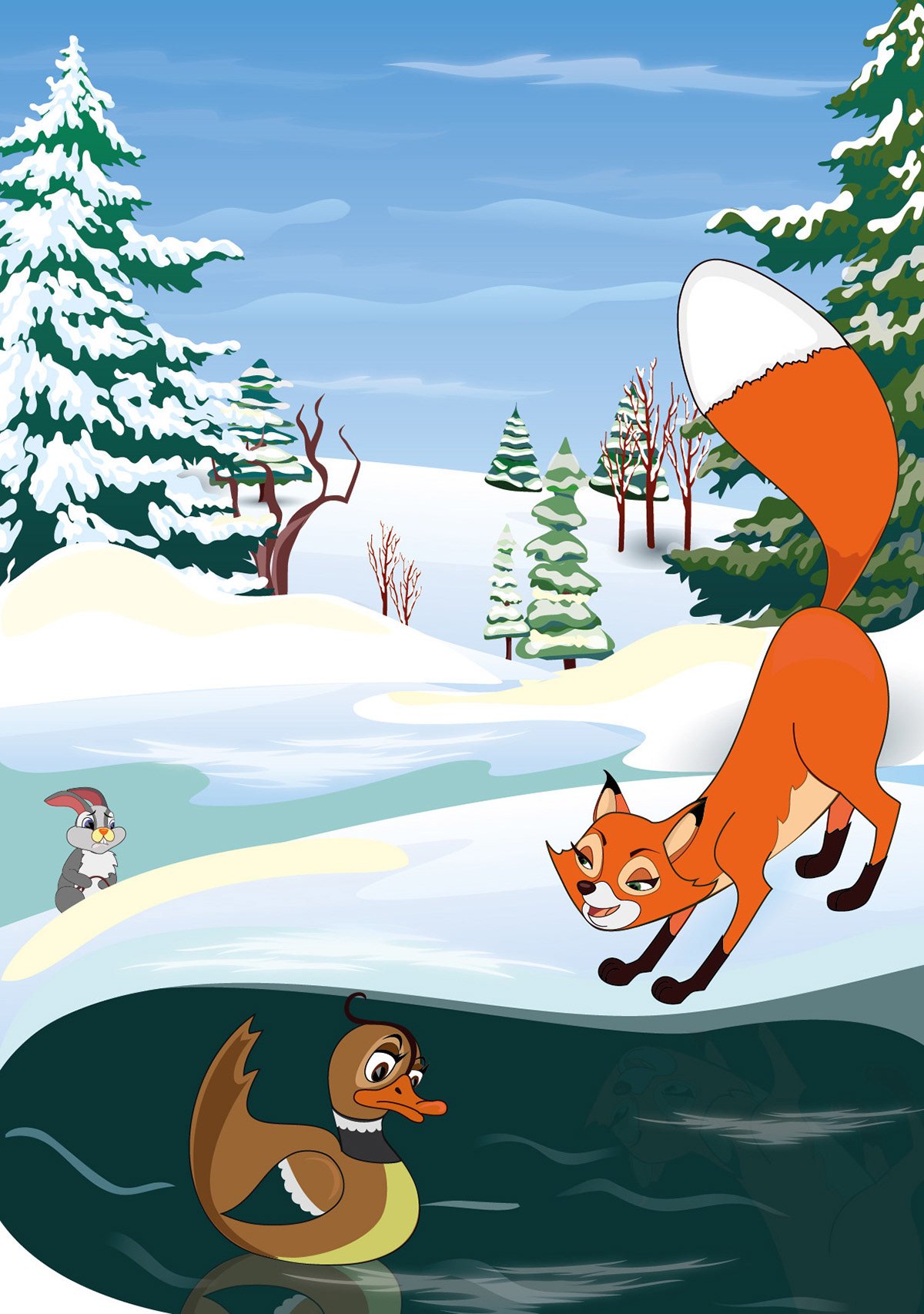 Лиса для детей