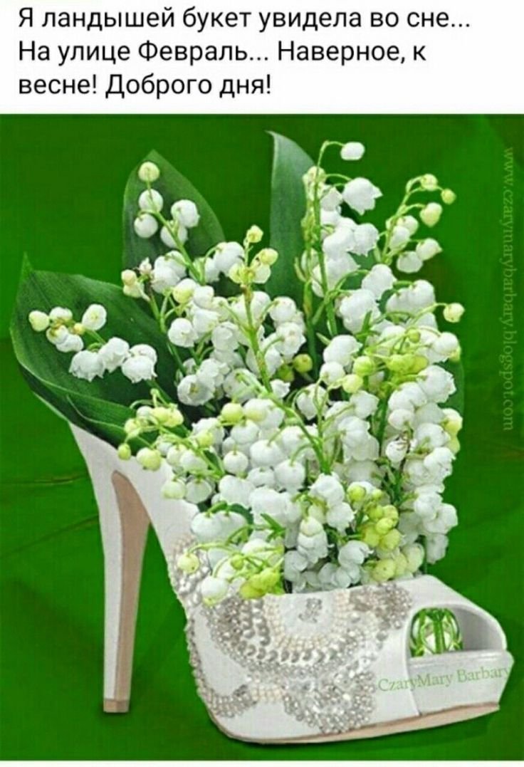 Кофе и подснежники