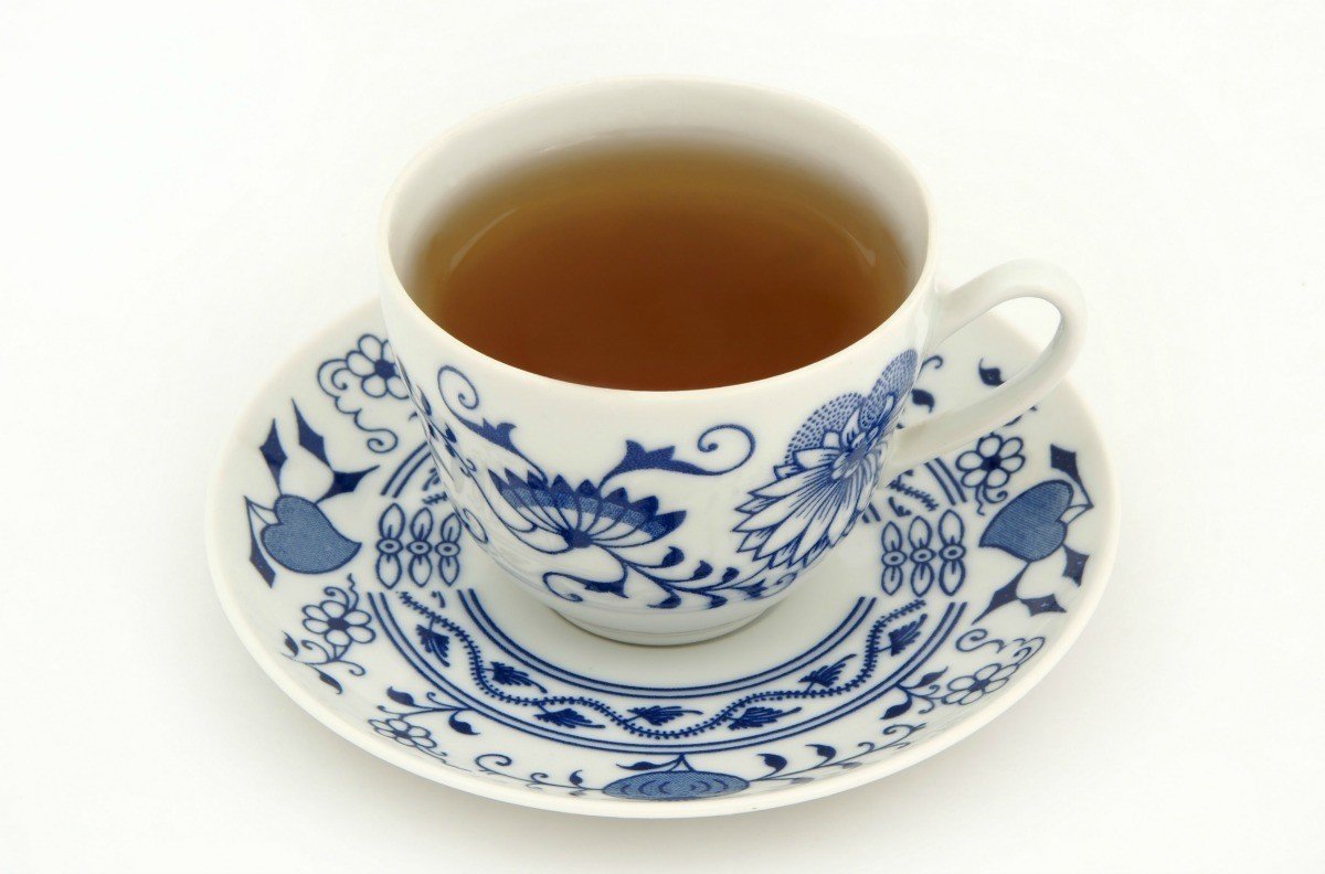 Белая Кружка с чайной ложкой