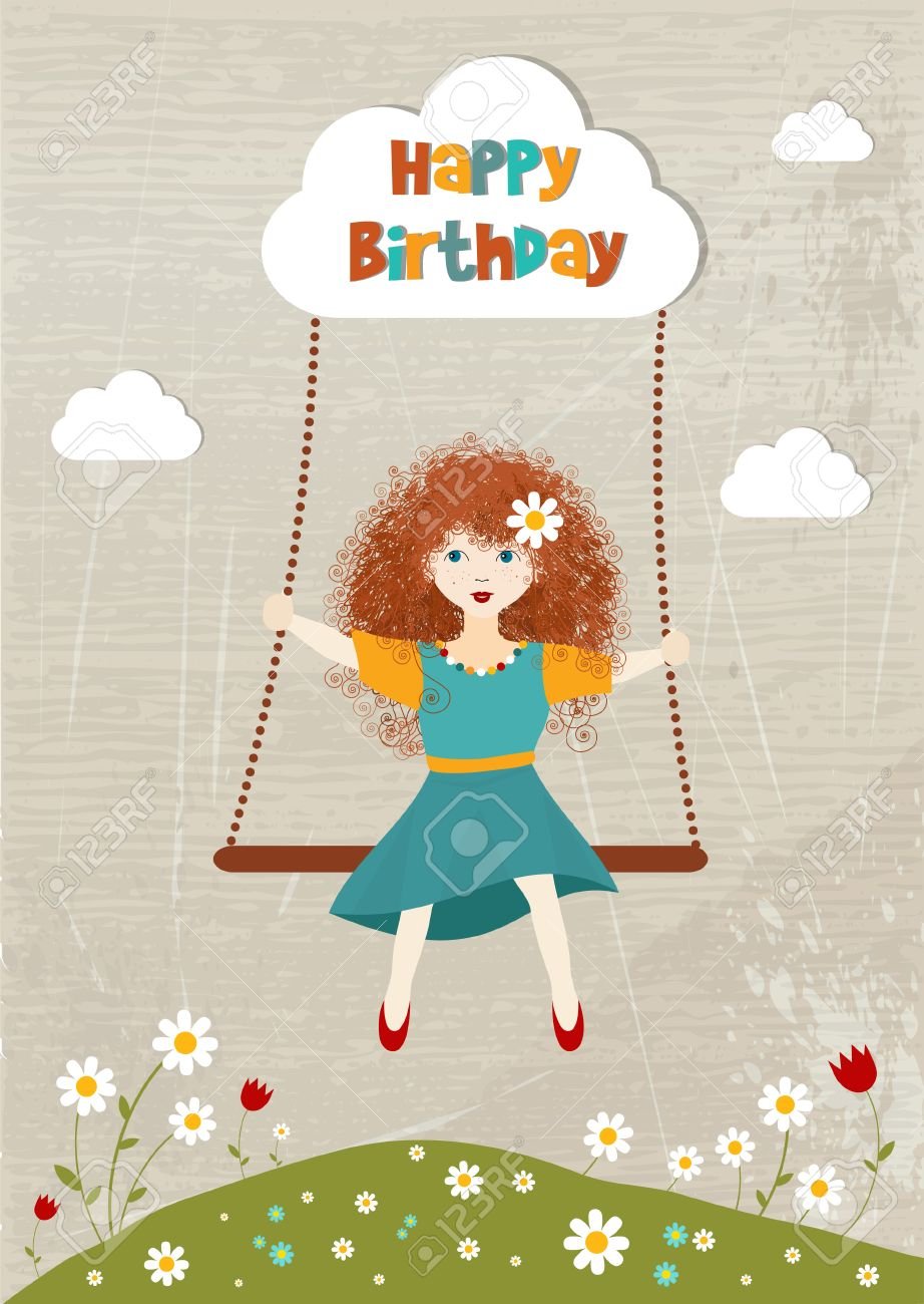 С днём рождения рыжая девушка