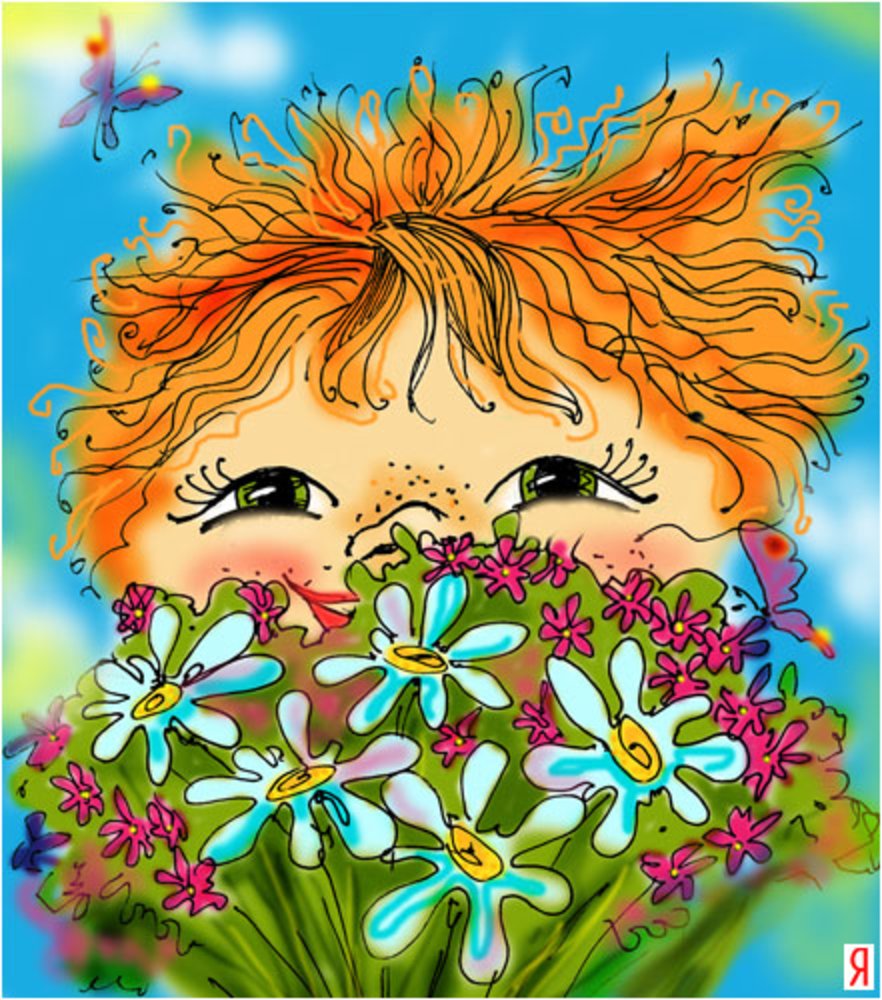 Фея с рыжими волосами