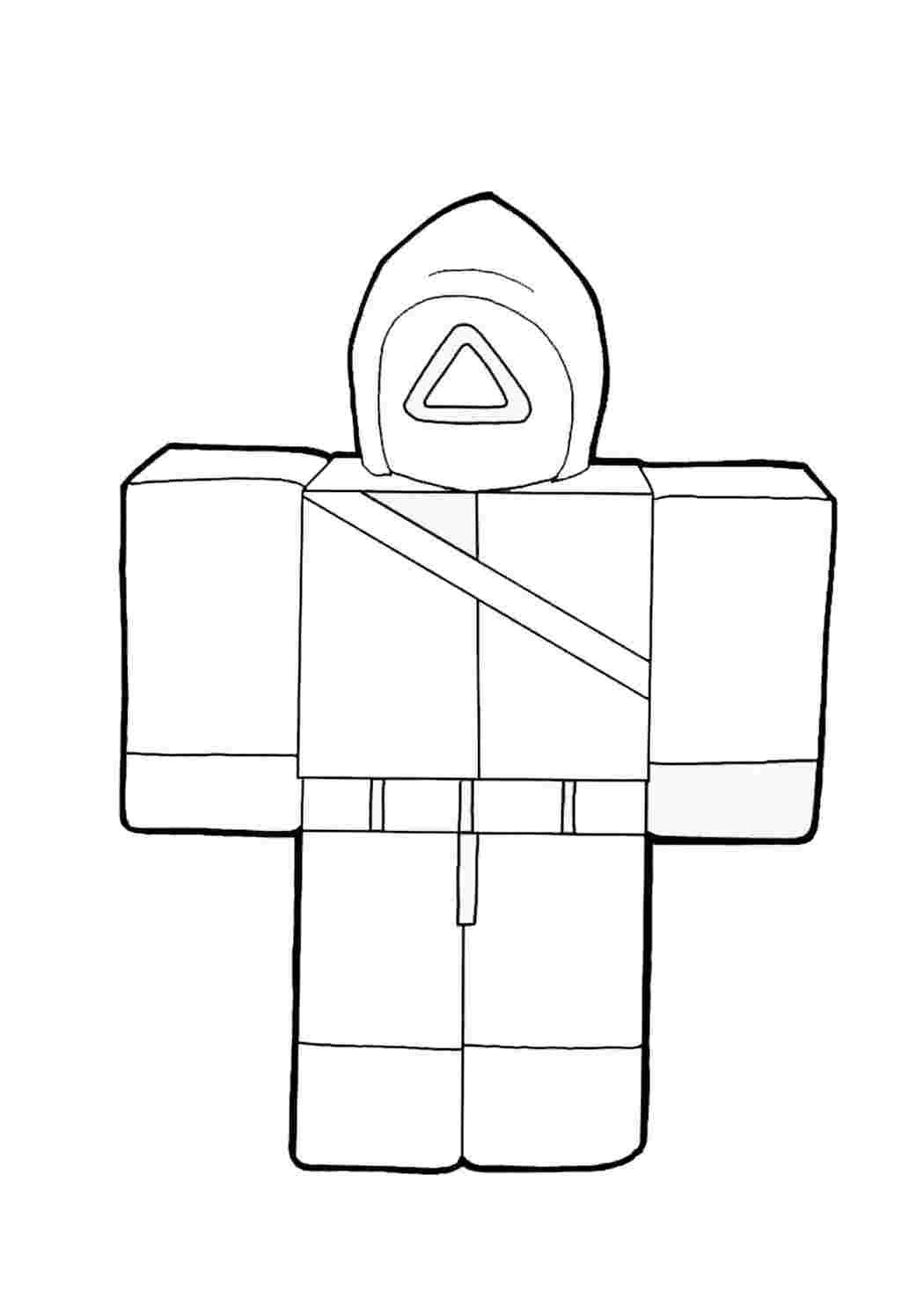 Раскраска РОБЛОКС