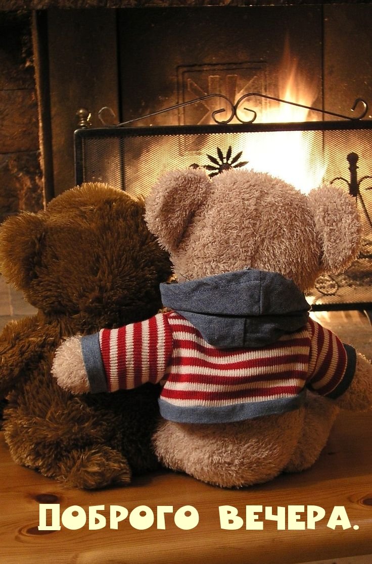 Плюшевые мишки обнимаются