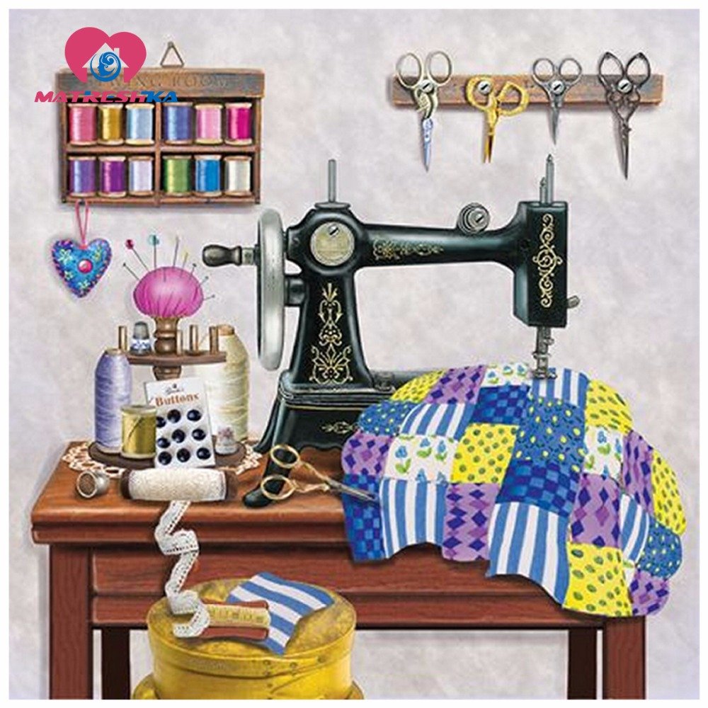 Швейная машинка мультяшный