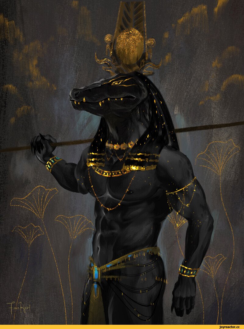 Бог крокодил Себек