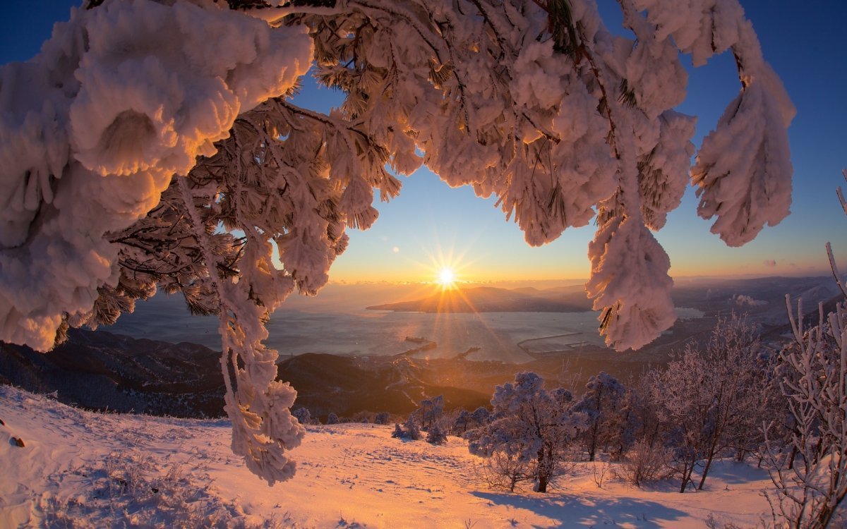 Рассвет зимой