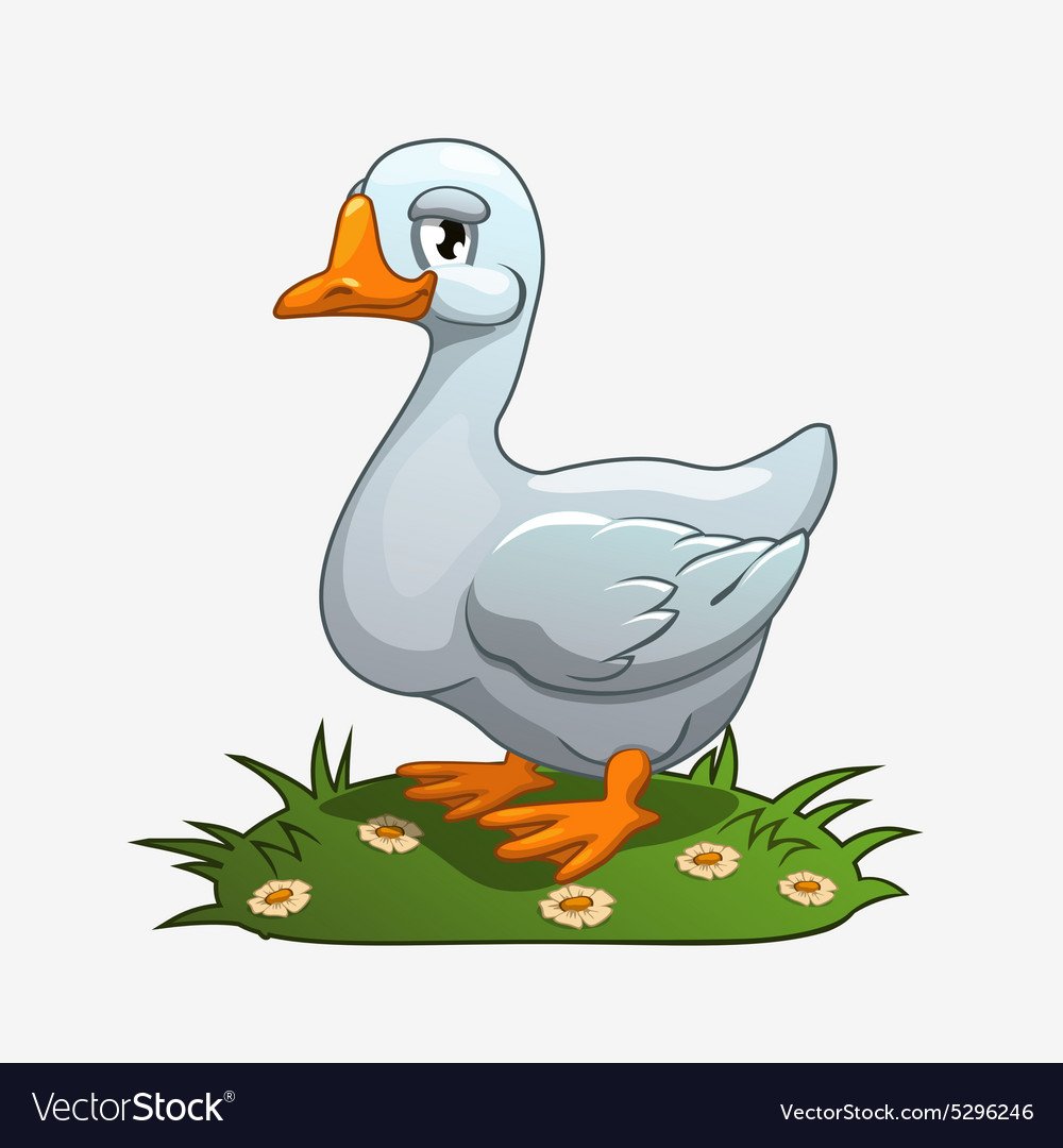 Гусыня в платье иллюстрации