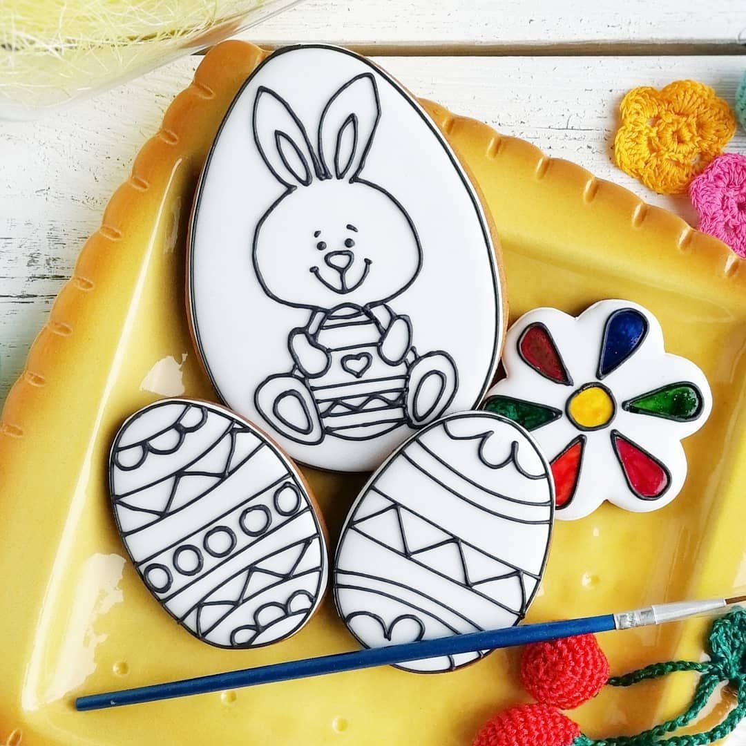 Пряник "яйцо с глазурью"