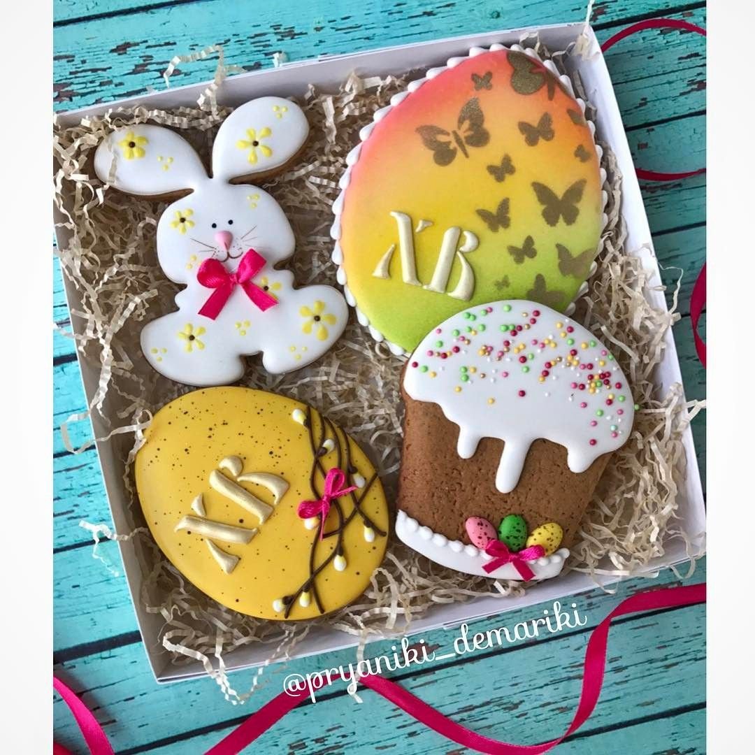 Имбирные пряники на Пасхальный кулич