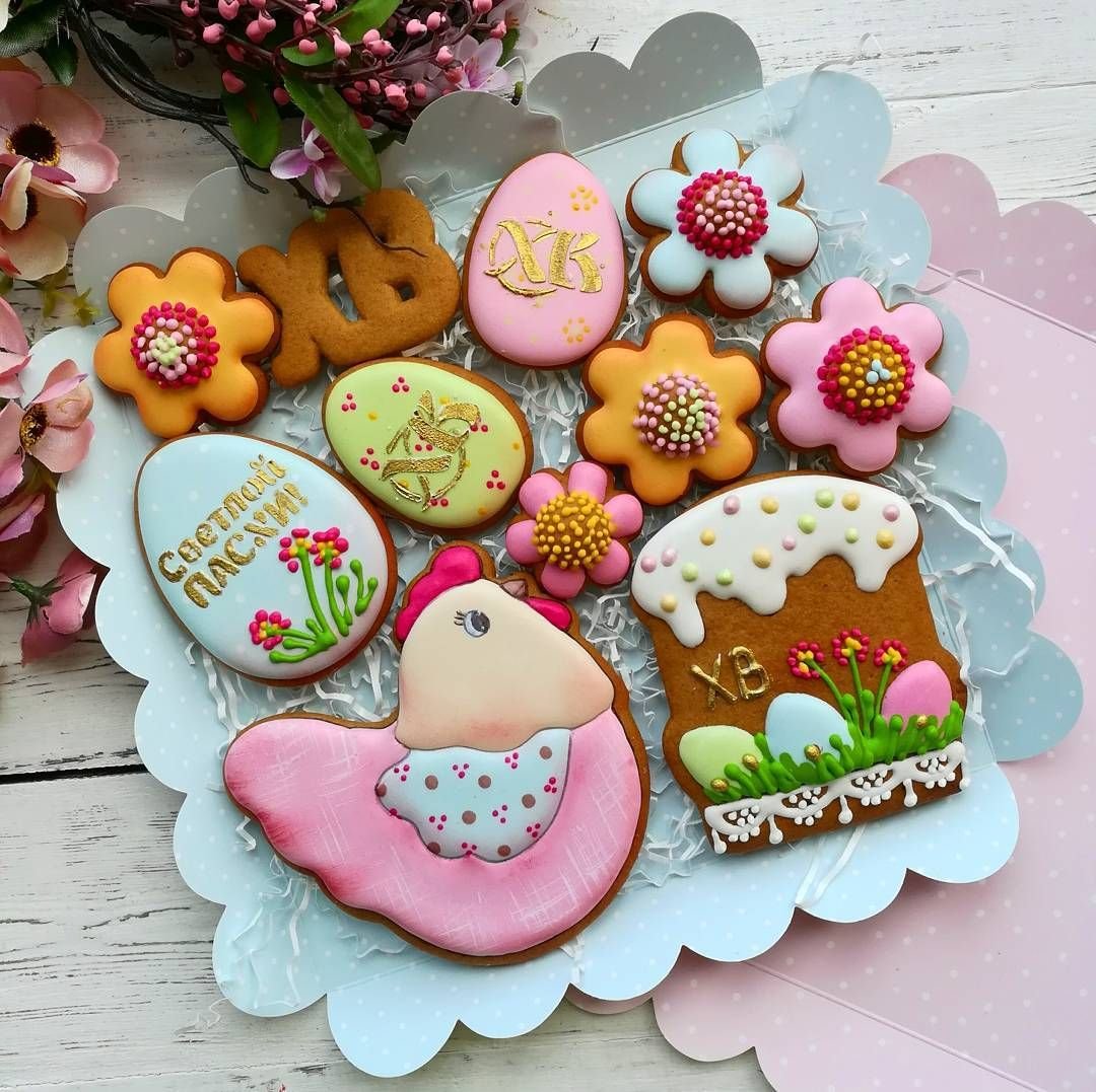 Пасхальные имбирные пряники