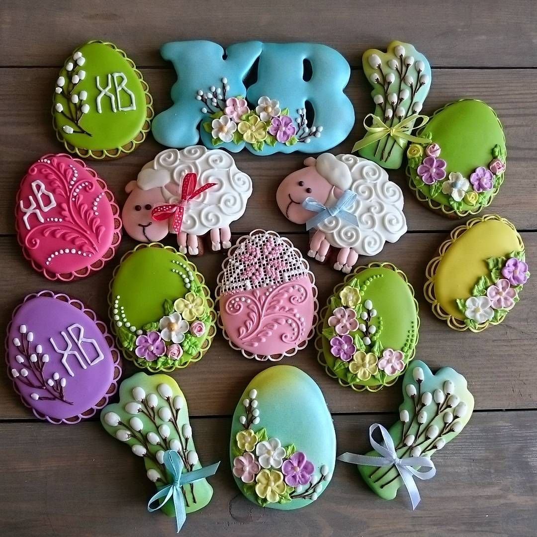 Имбирные пряники яйца к Пасхе