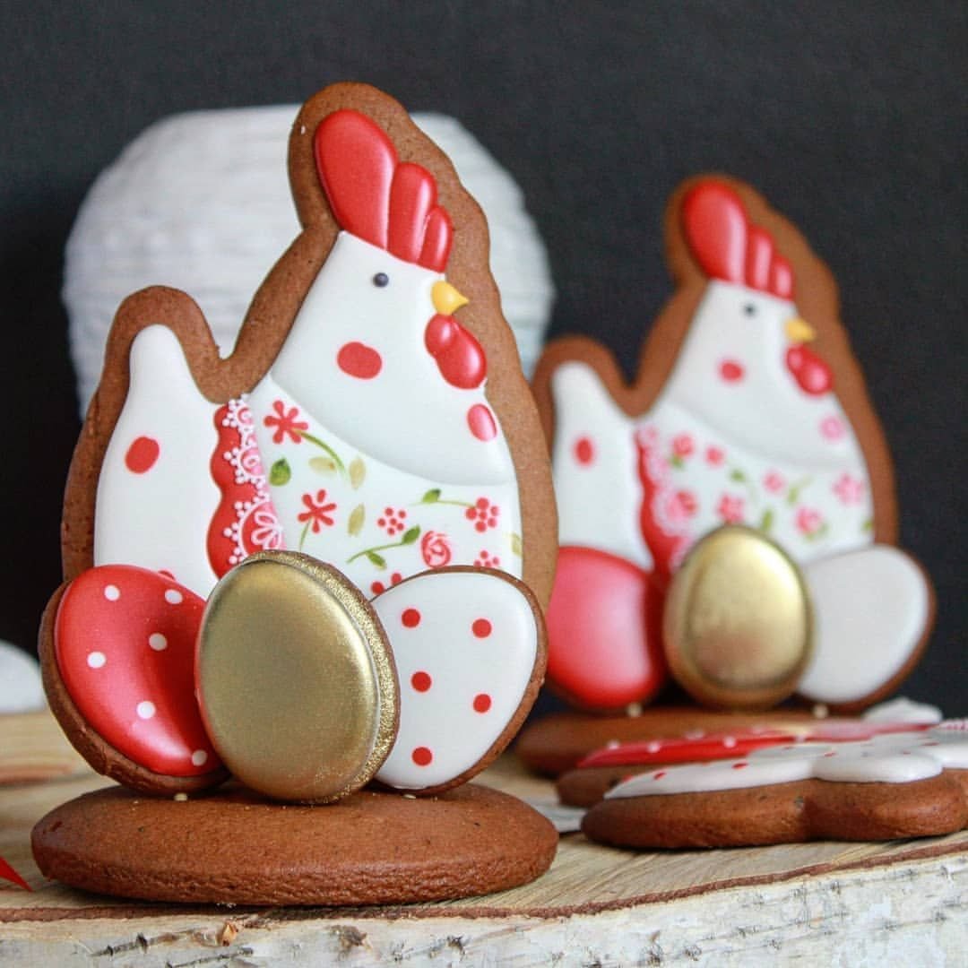 Пряничные пасхальные курочки