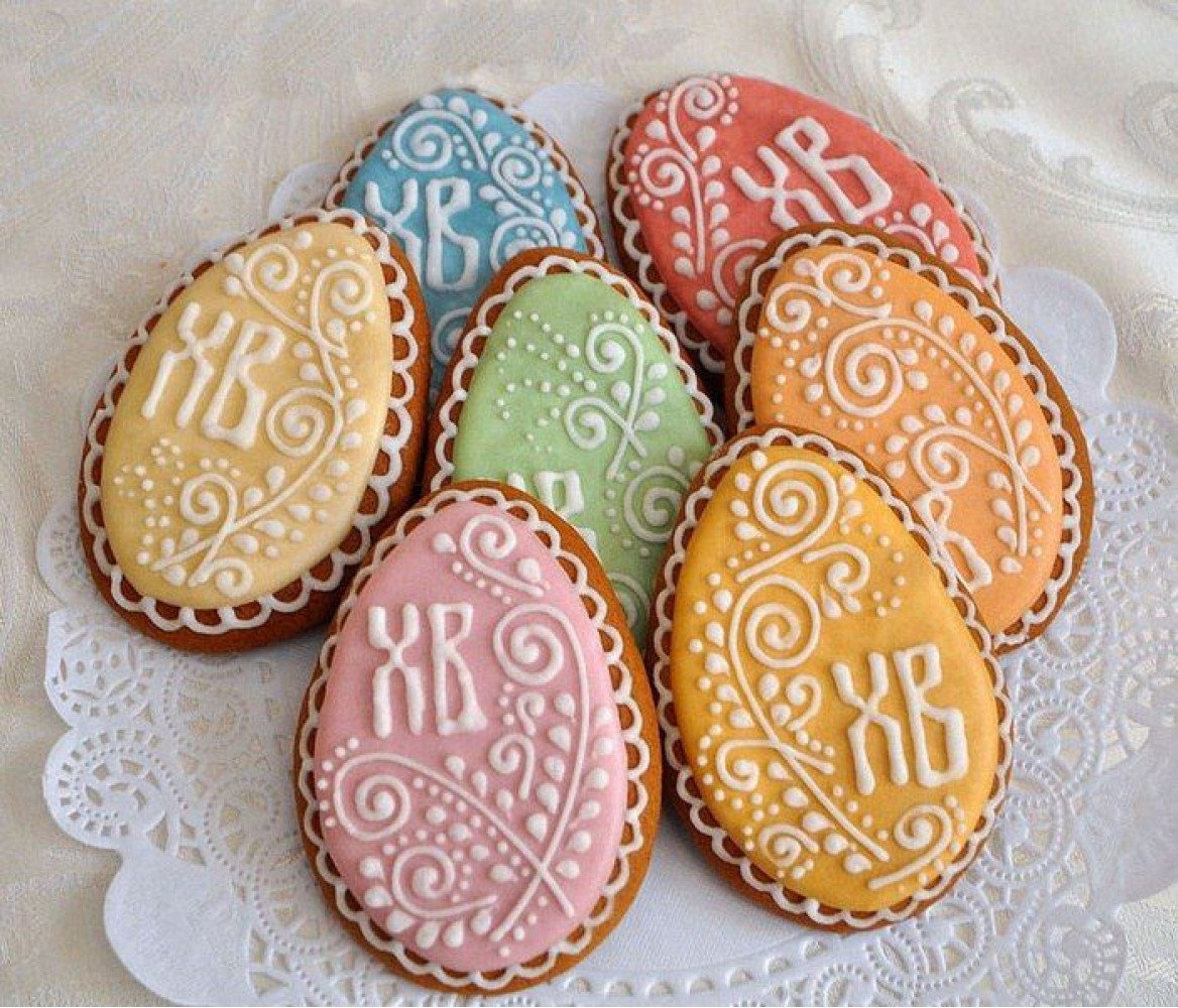 Пасхальные имбирные пряники