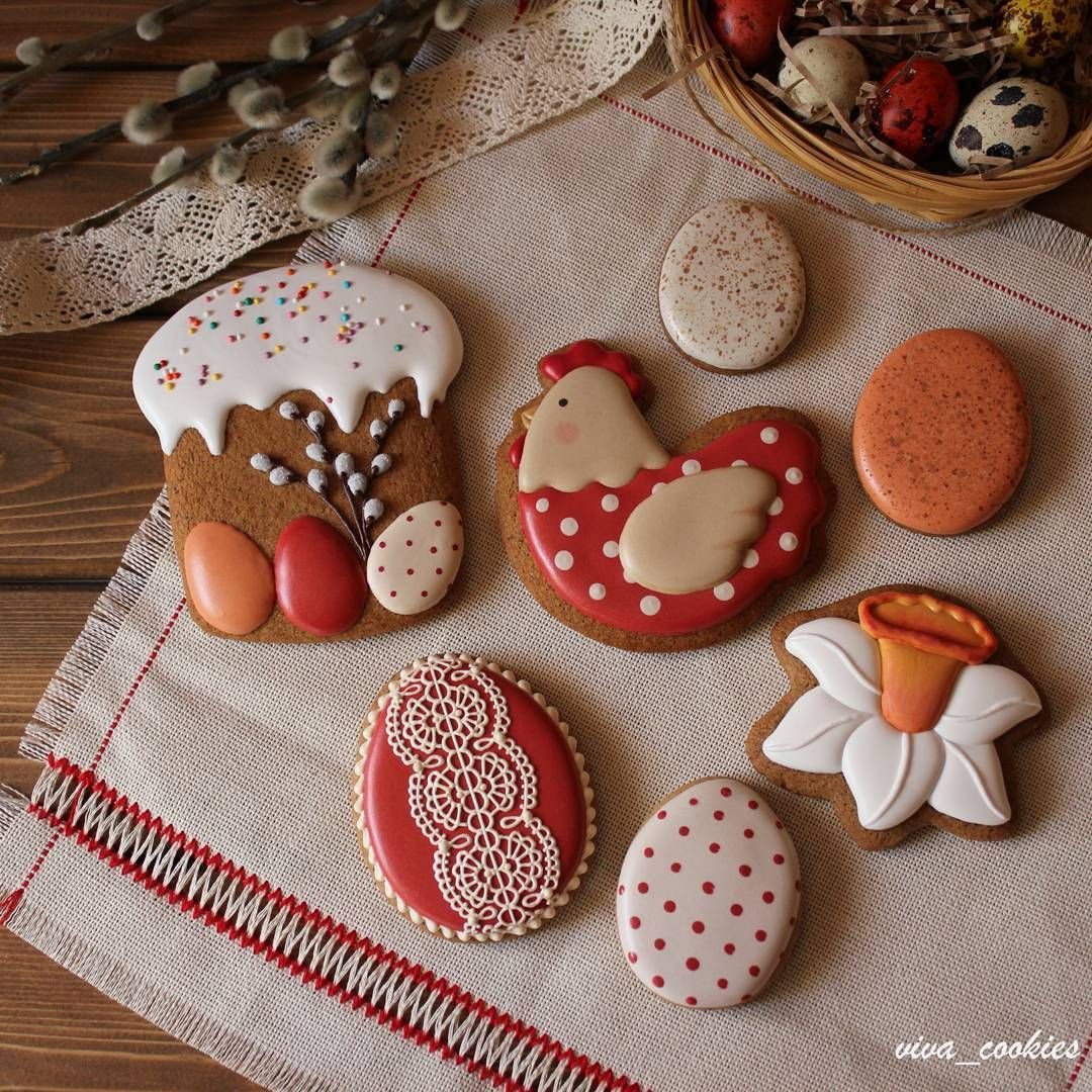 Имбирное печенье пасхальное