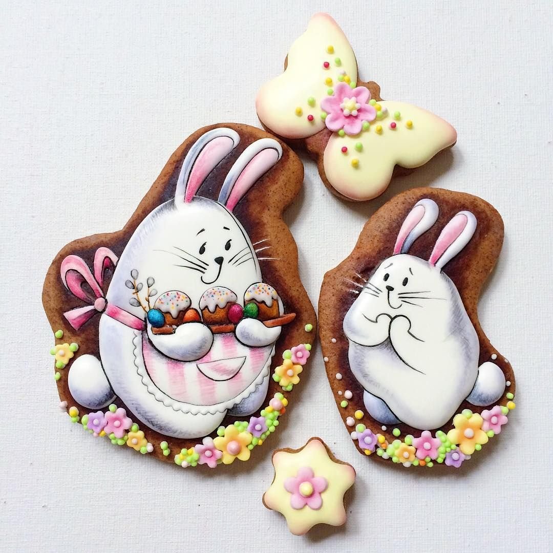 Пасхальные прянички зверюшки