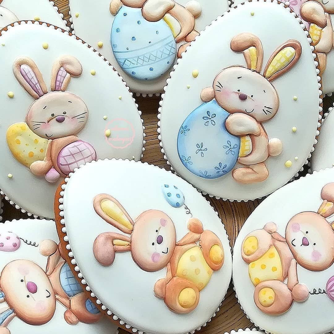 Пасхальный кролик печенье