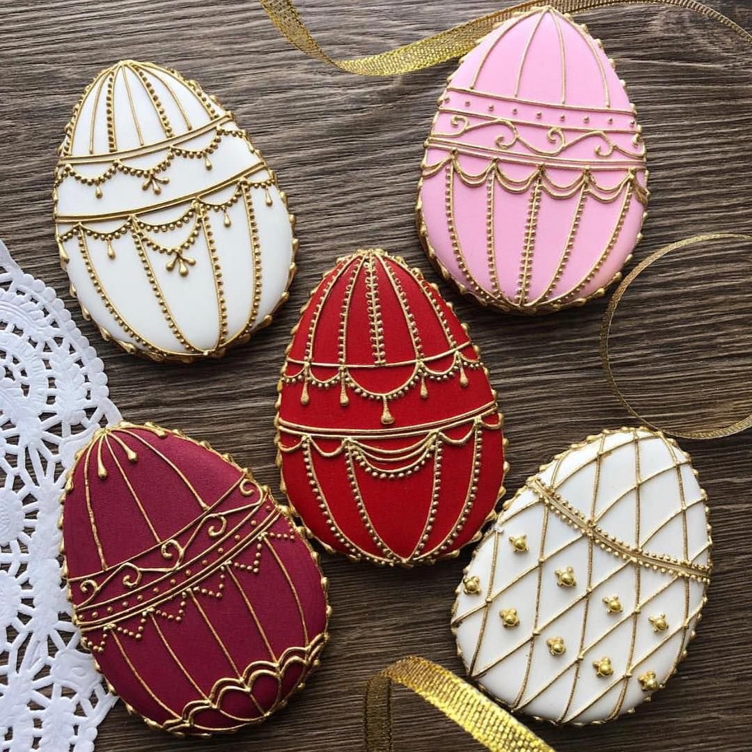 Имбирный пряник-яйцо Фаберже