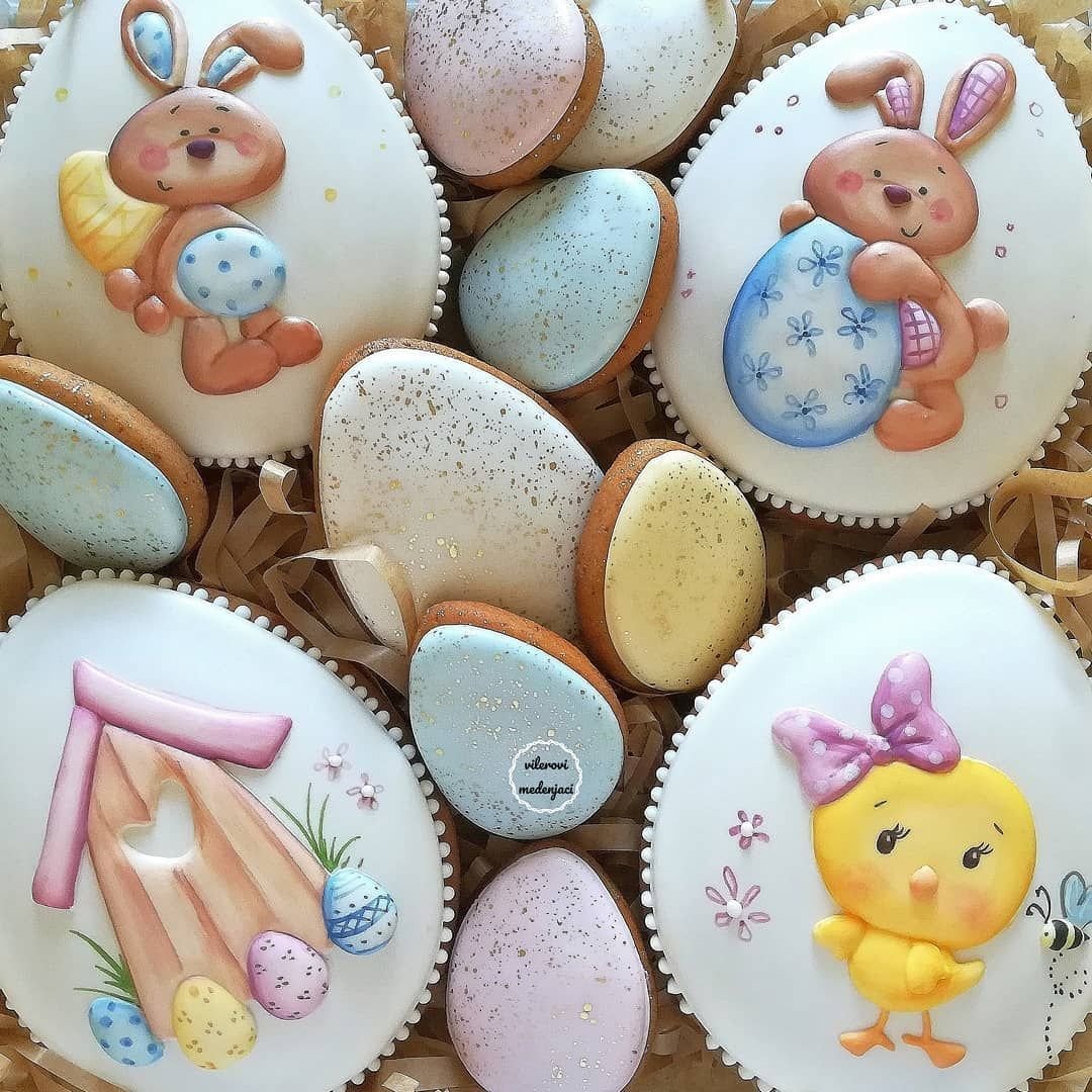 Имбирный пряник печеньки Пасха