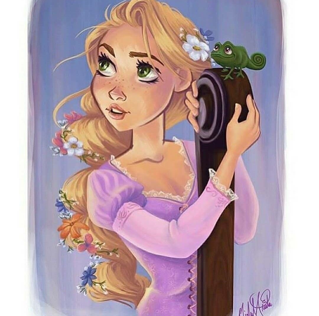 Принцессы Диснея Пинтерест Рапунцель