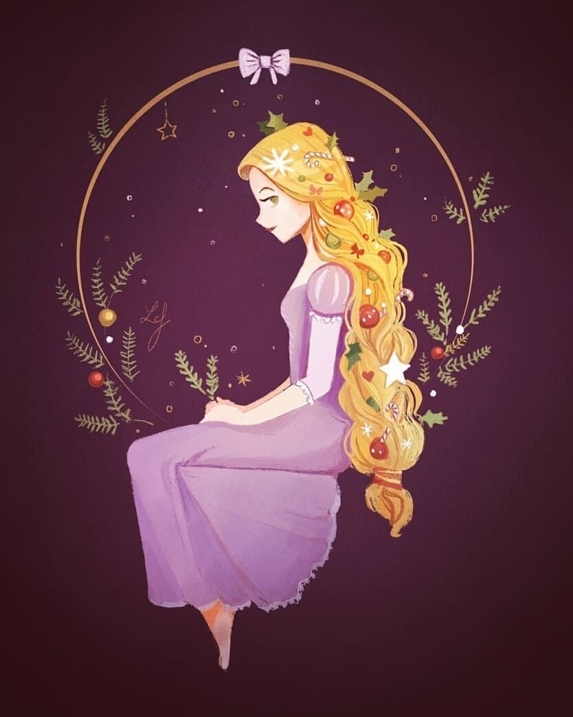 Принцессы Дисней арт mari945