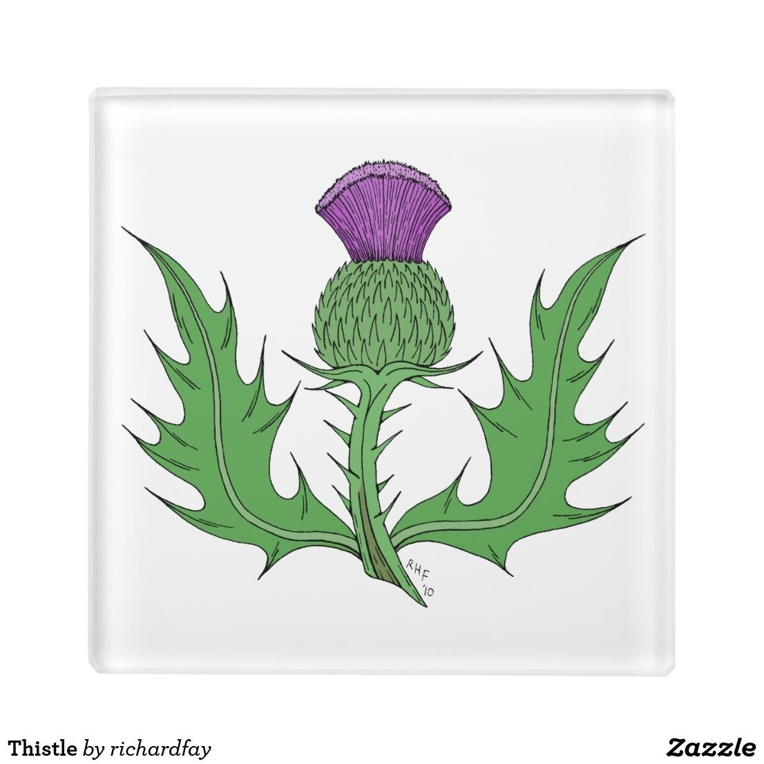 Чертополох символ Шотландии Генри Мортон