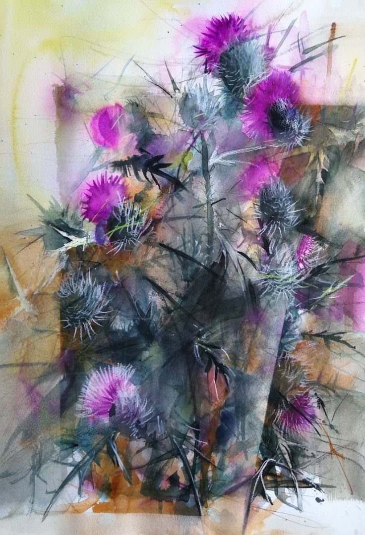 Наталья Гончарова художница чертополох