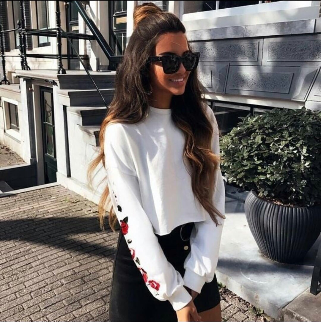 Американская модная девушка