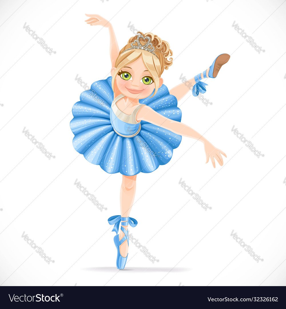 Балерина в голубом