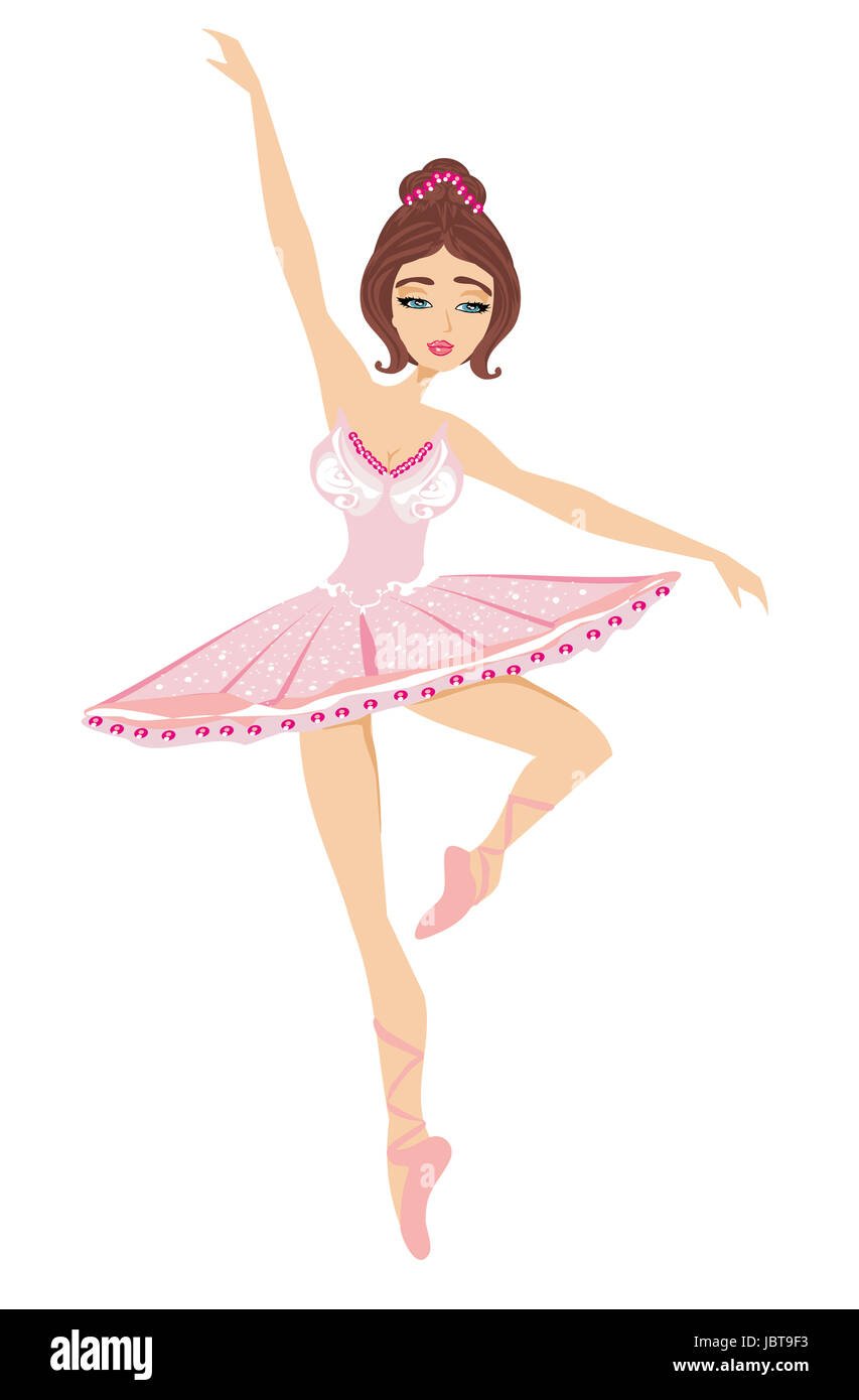 Балерина рисунок для детей