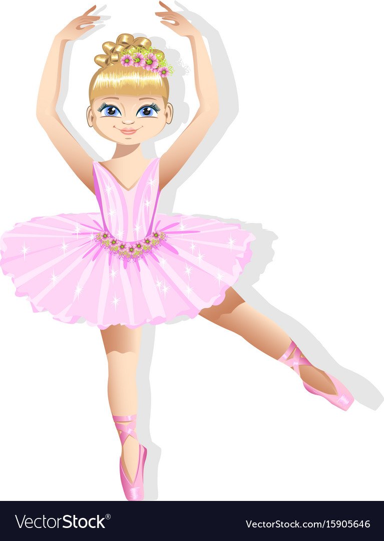 Постер девочка балерина