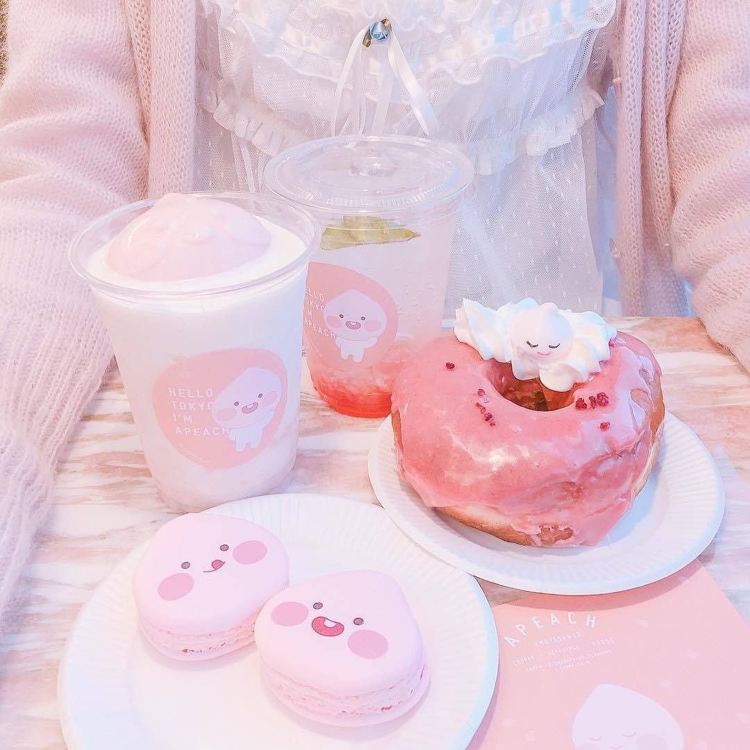 Розовые сладости Эстетика