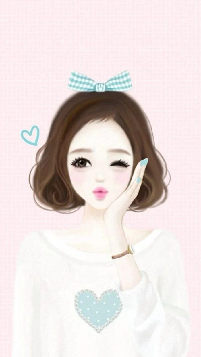 Кореянка рисунок